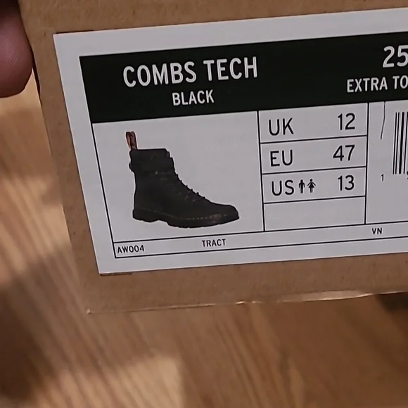 New Dr. Martens Air Wair "Combo Tech" with bounce soles size 13 - Picture 5 of 15